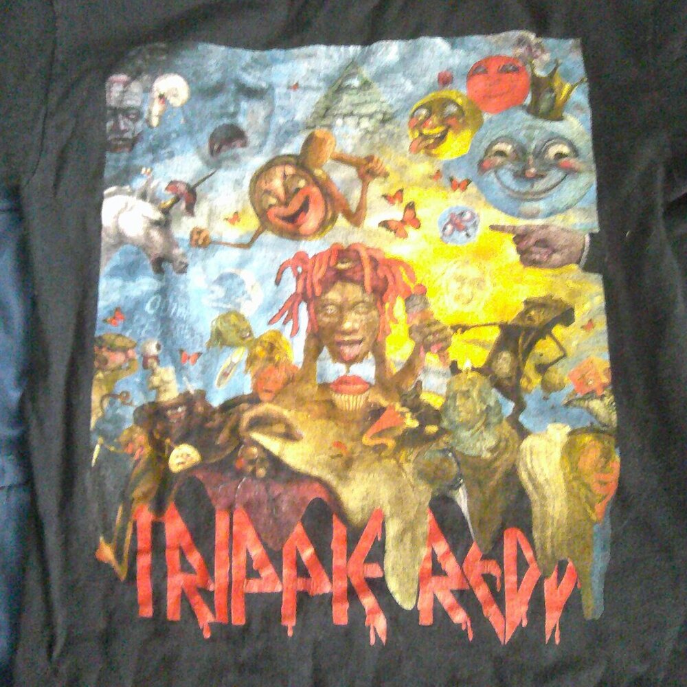 Extra Small Triple Redd Mens T Shirt-Fair Condition